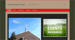 Desktop Screenshot of emmanuel-baptistchurch.org